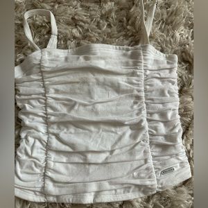 Hollister white tank top, xxs